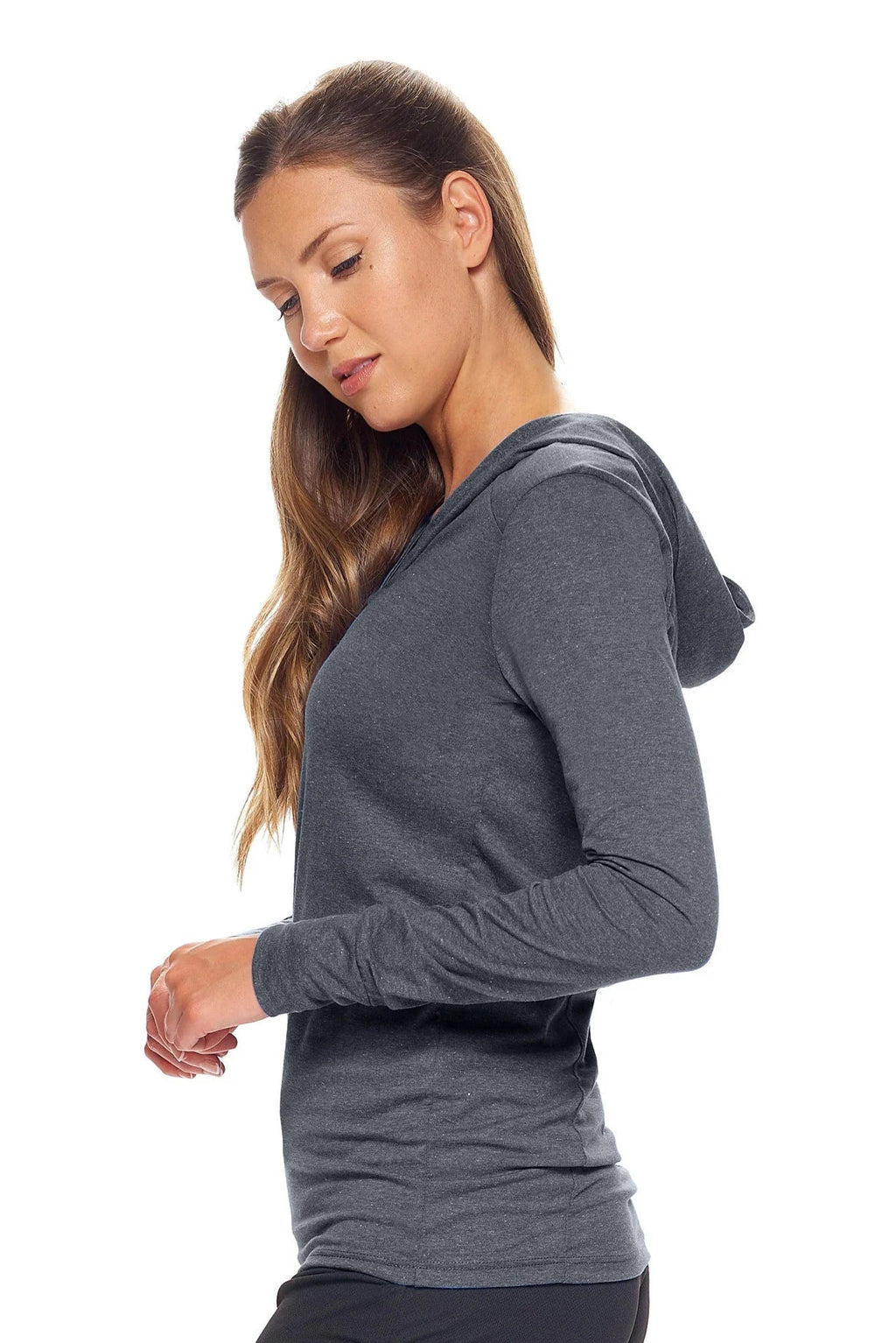 Women's Active Heather Hoodie KOURTLY by Loriet Sports