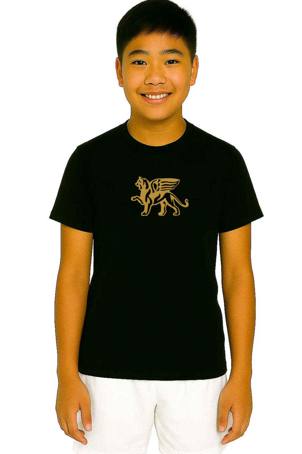 Boys Comfort Gold Lion Tee Loriet Activewear