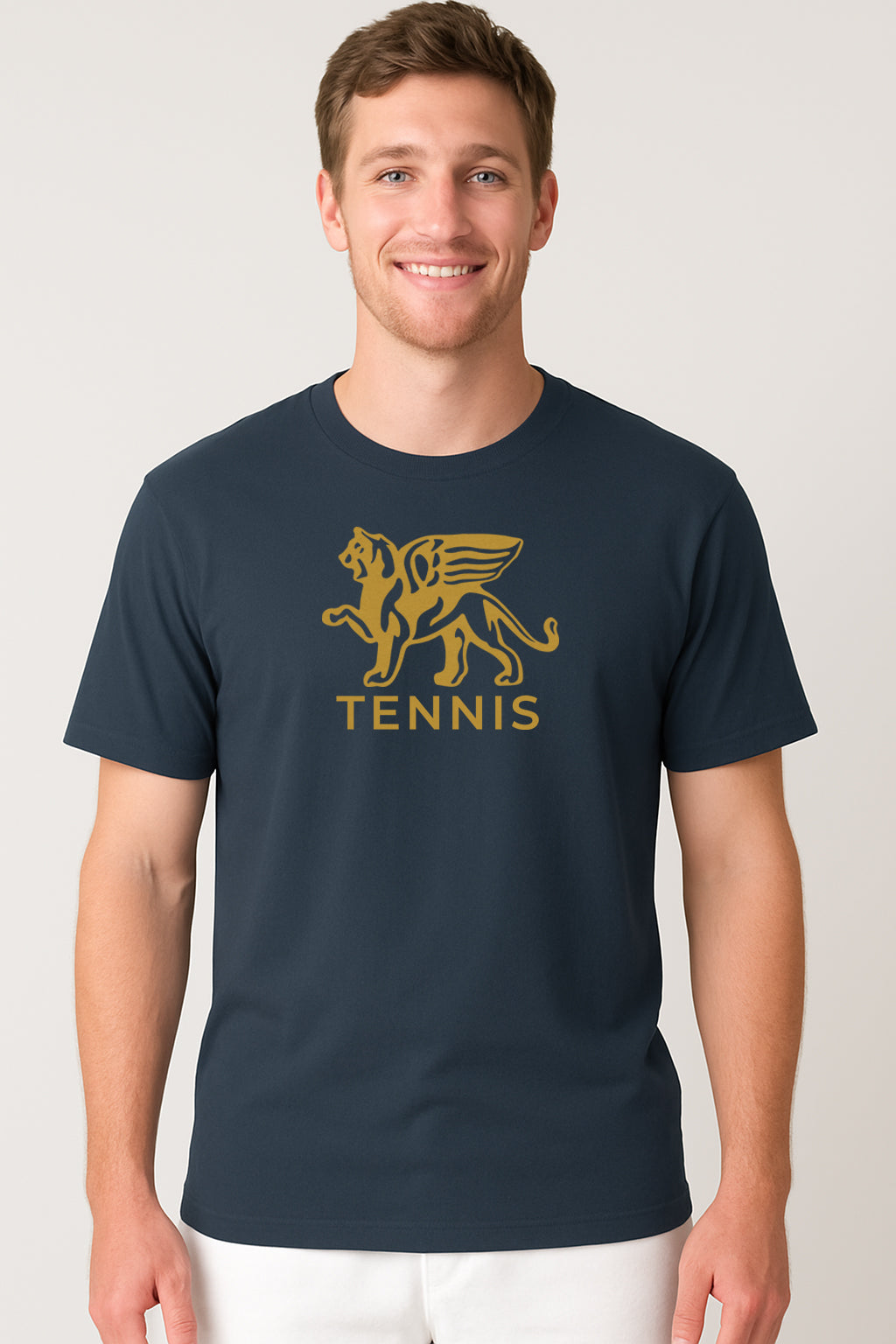 Gold Lion Pro Tennis Tee Loriet Activewear