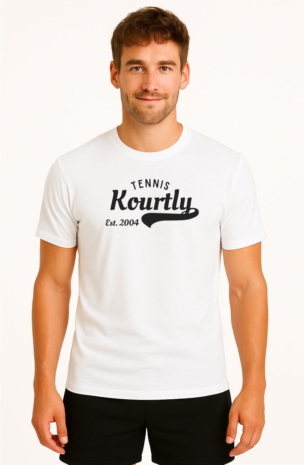 KOURTLY Signature Tennis Tee Loriet Activewear