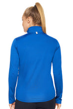 Load image into Gallery viewer, Ladies Quarter-zip Performance Pullover - Royal

