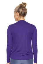Load image into Gallery viewer, Ladies Long Sleeve Expert Tech Top - Purple
