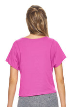 Load image into Gallery viewer, MoCa Cropped Tee - Berry

