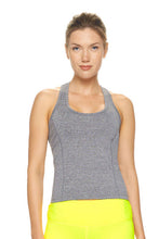 Load image into Gallery viewer, Flex Performance Cropped Racerback Tank - Heather Grey
