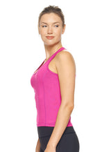 Load image into Gallery viewer, Flex Performance Cropped Racerback Tank - Berry
