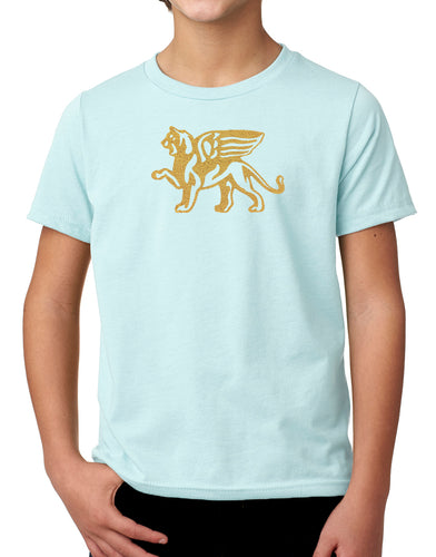 Boys Comfort Gold Lion Tee - Loriet Activewear