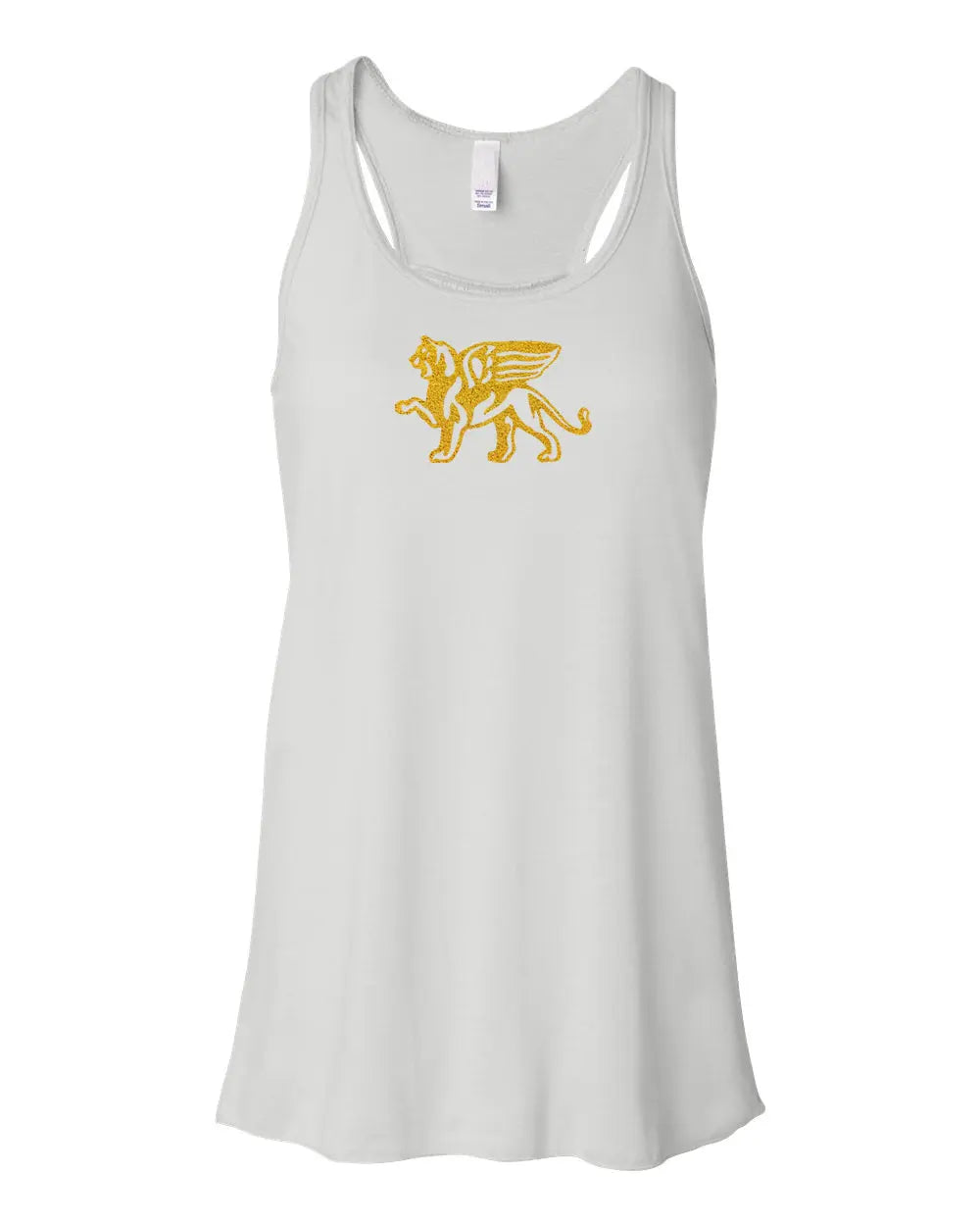Flowy Gold Lion Tank Top - Loriet Activewear