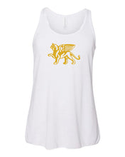 Load image into Gallery viewer, Girls Gold Lion Racerback Tank Top - Loriet Activewear
