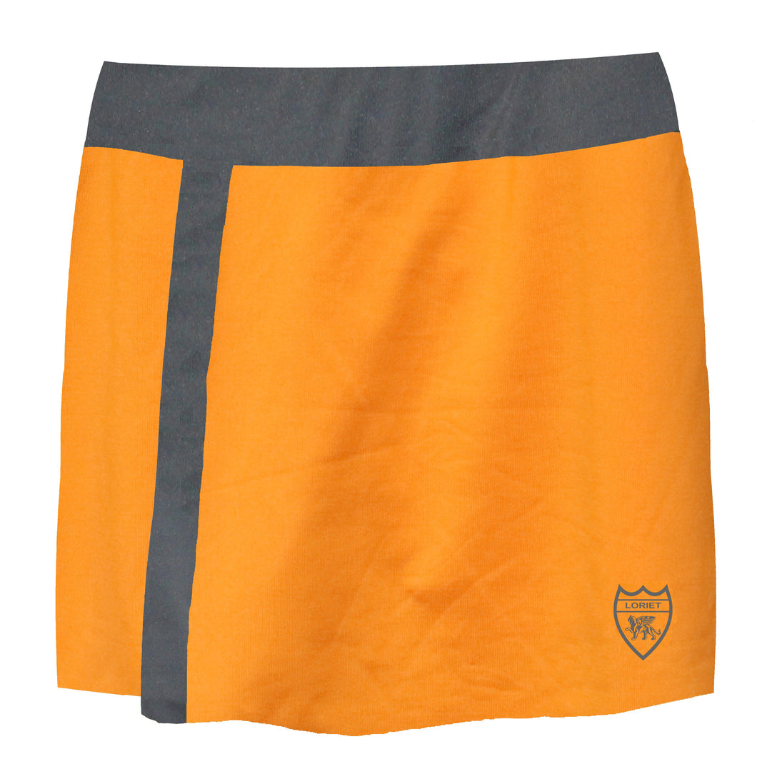 London Performance Skort - Orange/Grey - Loriet Activewear